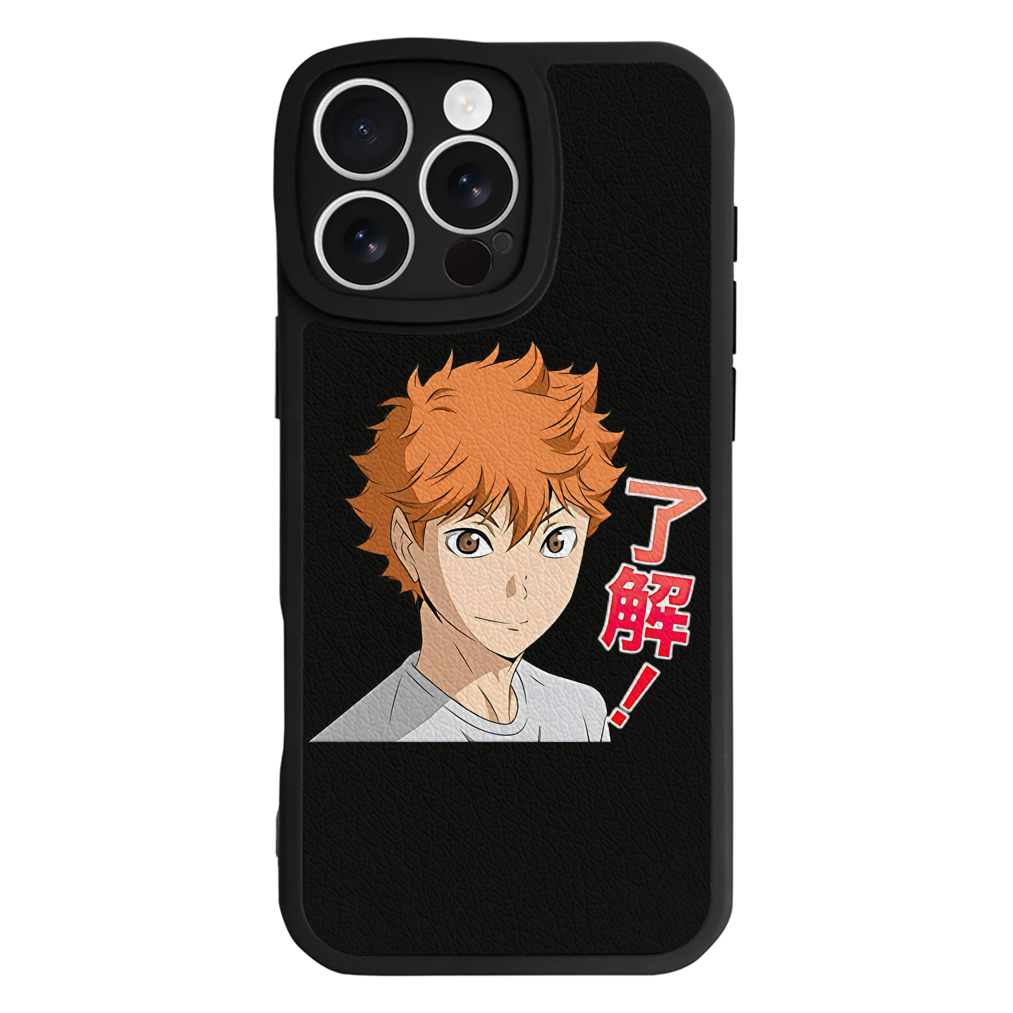 （画像用） ハイキュー!! Haikyu!! 【iPhone 16シリーズ対応】シリコンスマホケース（レザー調） 材質：シリコン